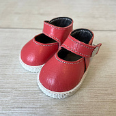 Туфли кожаные для кукол Gotz Little Kidz 36 см, Marina&Pau 40 см (коралловые)