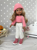 Вязаный костюм с шапкой Handmade для кукол Paola Reina, 32 см