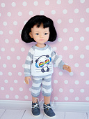 Костюм Панда для куклы Паола Рейна 32 см