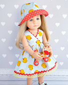 Платье и шляпка для кукол Little Kidz Gotz, 36 см