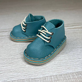 Ботинки голубые кожаные для куклы Paola Reina, 32см
