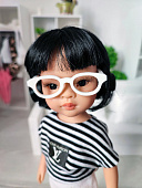 Очки белые овал для куклы Paola Reina 32 см серии Подружки
