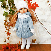 Теплый, зимний наряд для кукол Паола Рейна 32 см