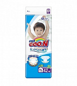 Подгузники GOO.N для детей 12-20 кг (размер Big (XL), на липучках, унисекс, 42 шт)