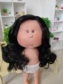 Кукла Mia черные волосы Nines d'Onil без одежды, 30 см