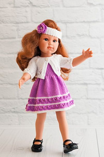 Одежда для кукол 42-44 см - платье и болеро Paola Reina K-00007 #Tiptovara#