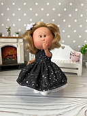 Платье черное для куклы little Mia Nines d'Onil 23 см