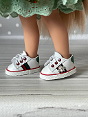 Кеды кукольные Gucci для Paola Reina (5,5 на 3см)