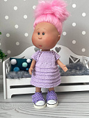 Сиреневое платье для куклы little Mia Nines d'Onil 23 см