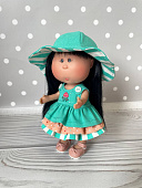 Одежда для куклы little Pippa, Mia Nines d'Onil 23 см - сарафан и панама
