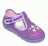 Домашняя обувь #DM_COLOR_REF#Тапочки фиолетовые с цветами #Tiptovara#