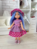 Вязаное платье для куклы Mini Paola Reina, 21 см