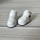 Элегантные белые ботинки для Паола Рейна (5,4 на 2,8 см)