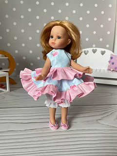 Набор одежды (3 предмета) для куклы Mini Paola Reina 21 см, Luci Berjuan 22 см Paola Reina HM-KS-1030 #Tiptovara#