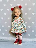 Кукла Paola Reina 13212 Carla Rapuncel в красном наряде, 32 см