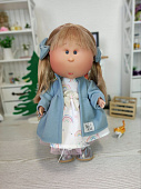 Кукла Mia Nines d'Onil 1111 в голубом наряде, 30 см