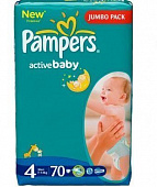 Купить Pampers Active Baby Maxi