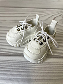 Обувь для куклы Паола Рейна - белые кеды на 3D платформе