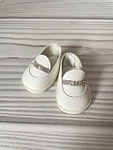 Туфли балетки для кукол Пиппа Миа Нинес 30 см (белые)