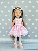 Кукла Paola Reina 13212 Carla Rapuncel в розовом платье с воротником, 32 см