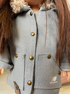 Парка New Balance с капюшоном для кукол Paola Reina, 32 см Paola Reina HM-RO-1029 #Tiptovara#