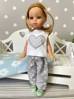 Пижама для куклы мини Паола Рейна, 21 см Paola Reina HM-KS-1005 #Tiptovara#