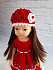 Красное платье с кружевом для кукол Paola Reina, 32 см Paola Reina HM-EK-102 #Tiptovara#