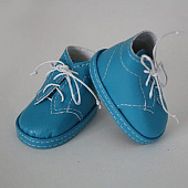 Обувь для Паола рейна - голубые ботинки на шнурках 32 см