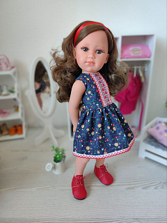 Цветочное платье для куклы LLorens, 42 см Llorens HM-TG-1028 #Tiptovara#