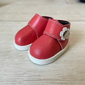 Ботинки кожаные для куклы Little Kidz Gotz, Marina Pau, 35-40 см (коралл)