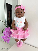 Нарядный костюм с юбкой для пупсов 40-45 см