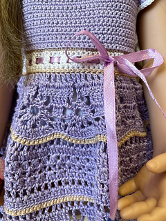 Платье с узорами и берет для куклы Vestida de Azul 45 см Gotz 50 см Gotz HM-IS-1007 #Tiptovara#