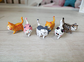 Игрушечный котик,фигурка для куклы