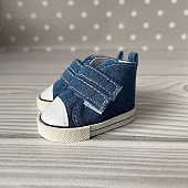 Джинсовые кеды на липучке для куклы Gotz Little Kidz 36 см