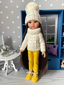 Свитер и шапка White для кукол Paola Reina 32 см