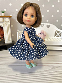 Платье с воланом для куклы мини Паола Рейна, 21 см