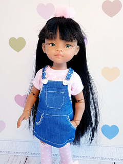 Костюм из сарафаном для куклы Паола Рейна 32 см Paola Reina HM-SL-308 #Tiptovara#