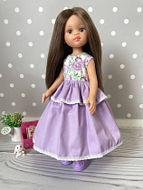 Платье с воланом для куклы Paola Reina 32 см