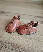 Коричневые кожаные ботинки для куклы Gotz 50 см