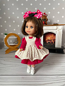 Вязаный костюм для куклы Mini Paola Reina, 21 см