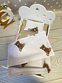 Постельный комплект на кровать для куклы Паола Рейна 32 см и похожих