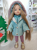 Модная куртка парка с капюшоном для куклы Паола Рейна, 32 см