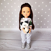 Кукла Mali Paola Reina с игрушкой мишуткой, 32 см