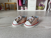 Кеды Converse золотые для куклы Паола Рейна, 32 см