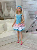 Платье с воланом для кукол Барби / Barbie, 29 см