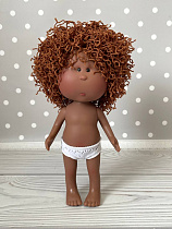 Кукла Mio Nines d'Onil Mulatto без одежды, 30 см 3499-AA