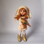 Бежевый комплект Зайка для куклы Paola Reina, 32 см