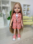 Джинсовый комплект жилетка и шорты для кукол Paola Reina, 32 см
