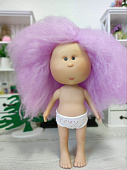 Кукла Mia Nines d'Onil сиреневые волосы без одежды, 30 см
