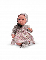 Кукла пупс Leo Asi в цветочном платье 0187540, 46 см